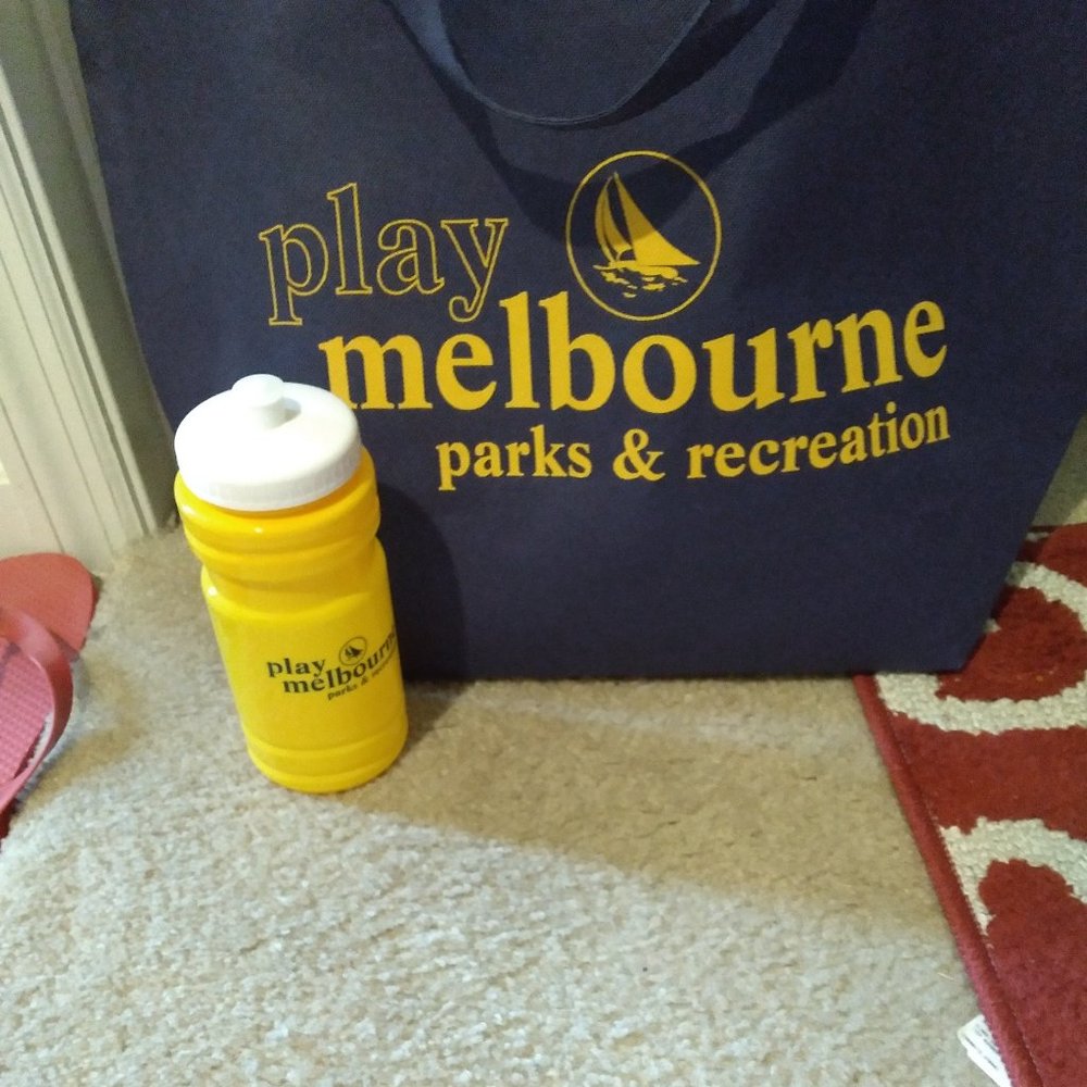 Tote Bag and Water Bottle